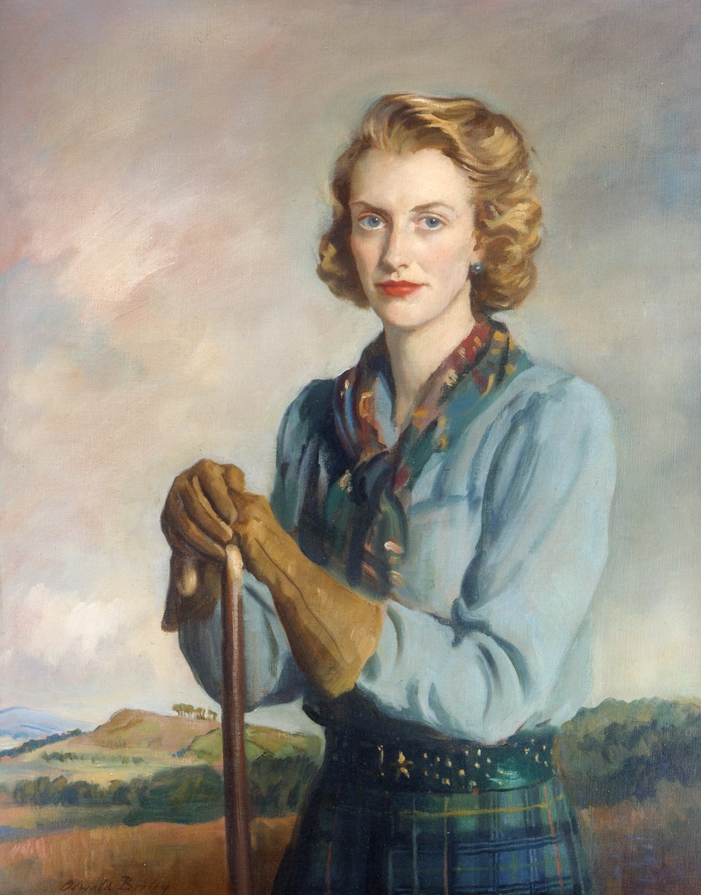 Porträt von Elizabeth von Oswald Hornby Joseph Birley