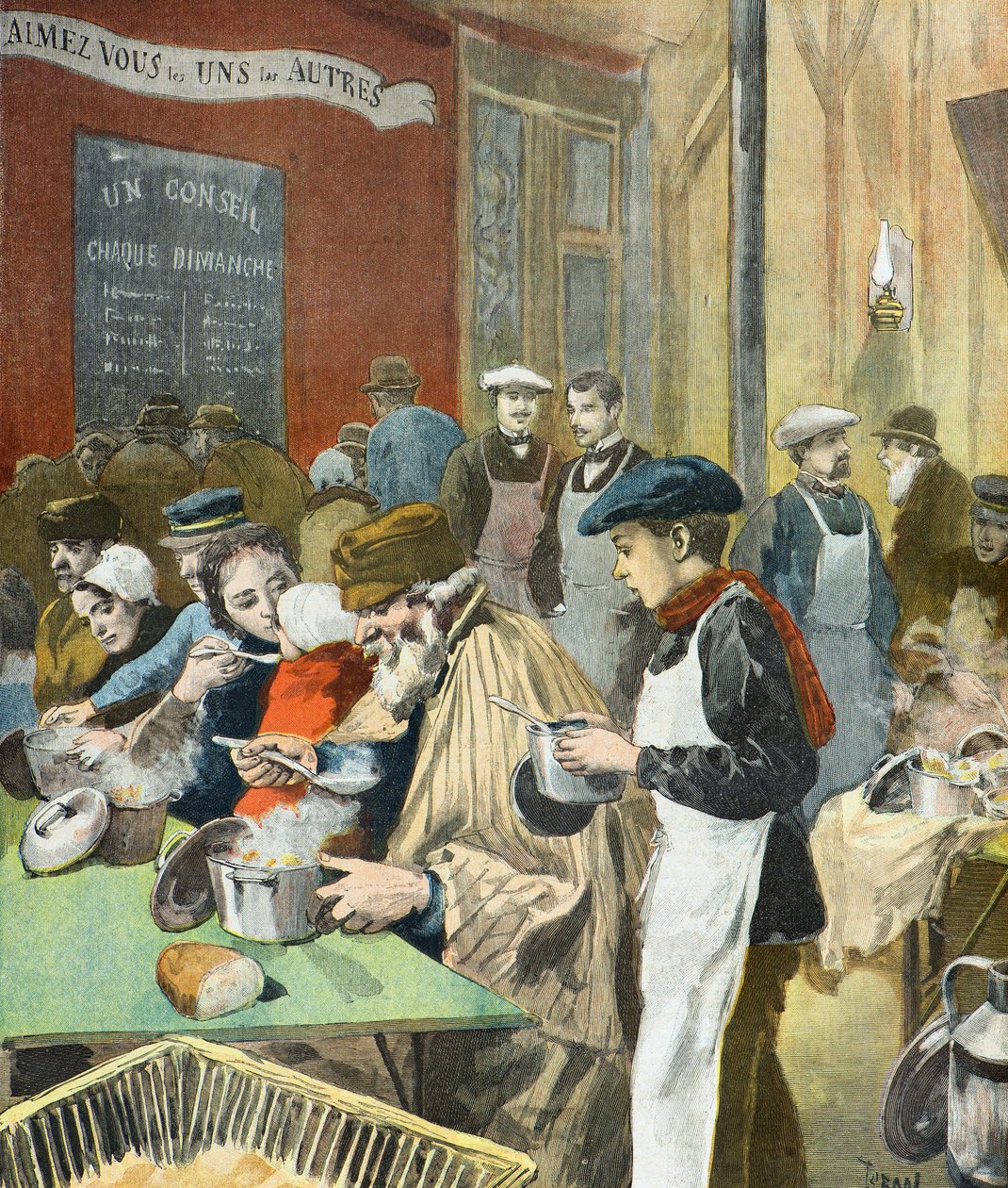 Wohltätigkeit der Pariser Studenten von Oswaldo Tofani
