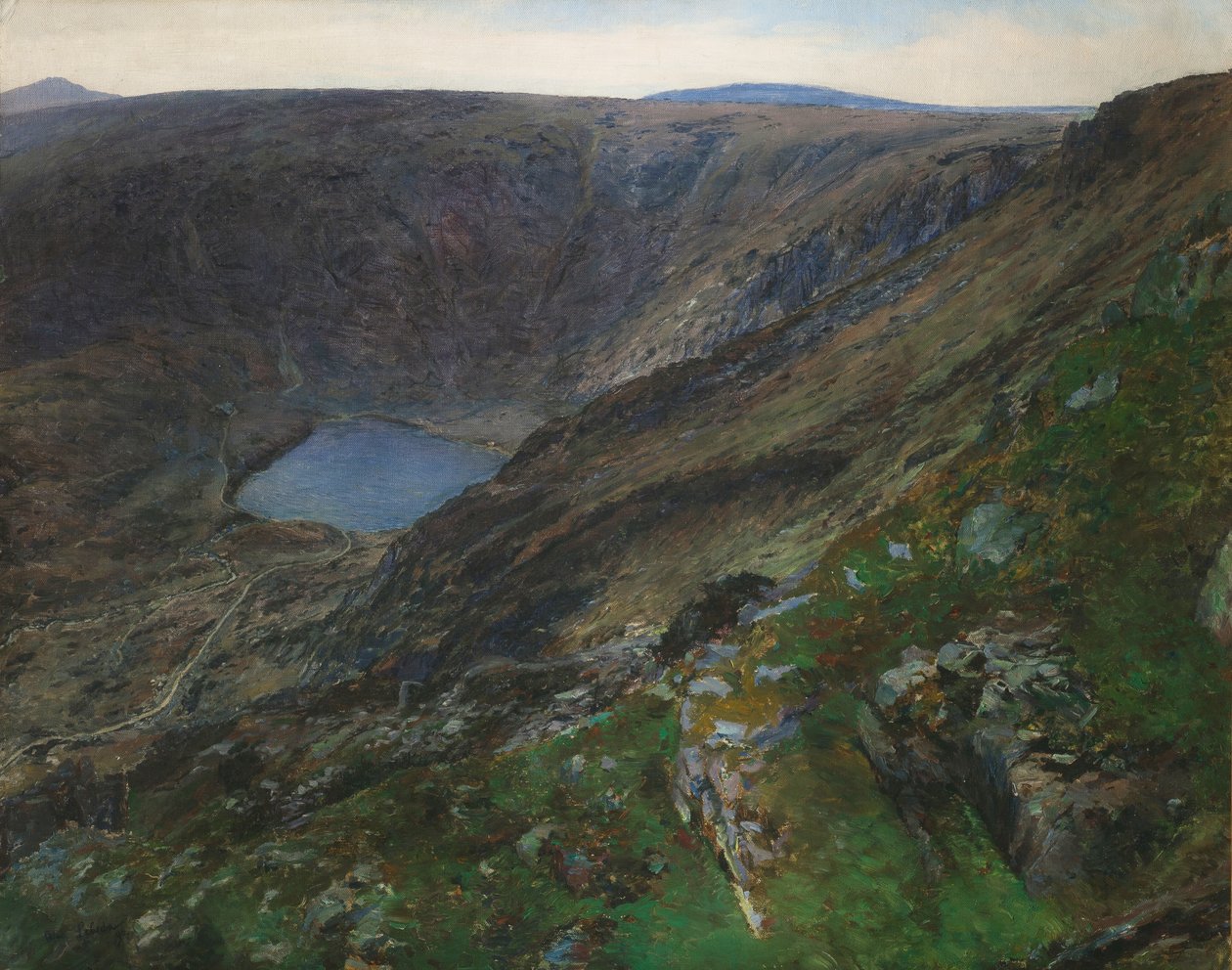 Bergsee im Riesengebirge, 1896 von Otakar Lebeda