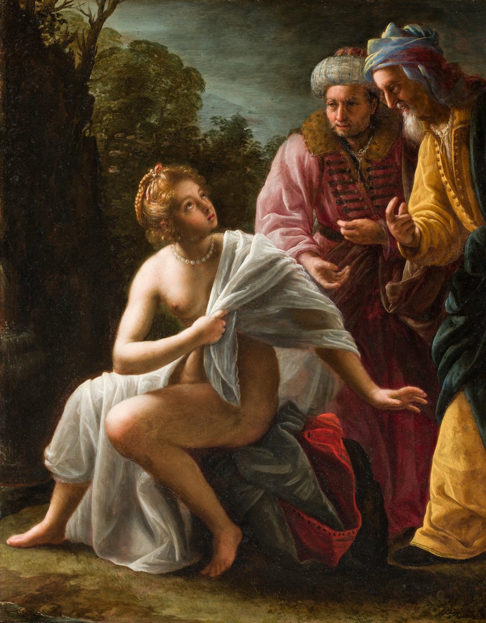 Susanna und die Ältesten, um 1620 von Ottavio Mario Leoni