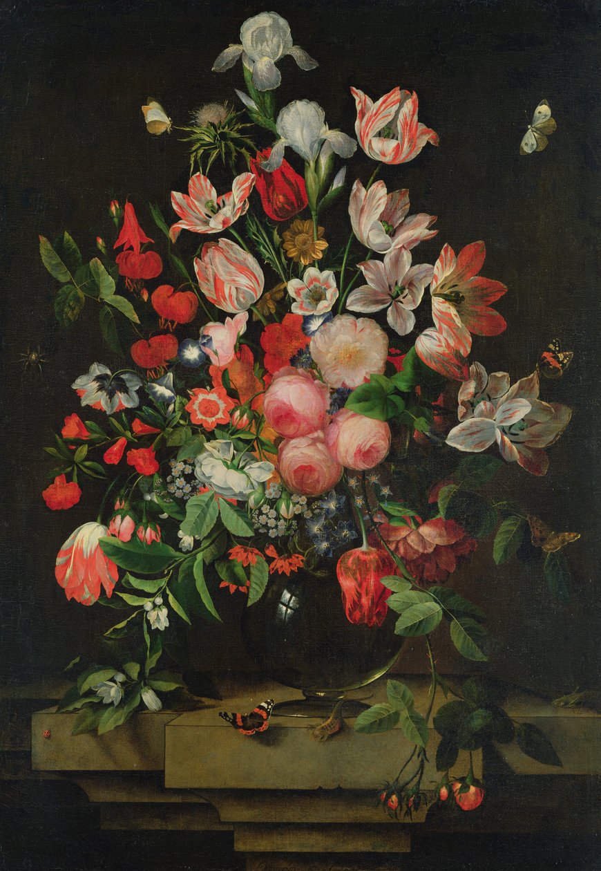 Blumenmalerei, 1678 von Ottmar the Elder Elliger