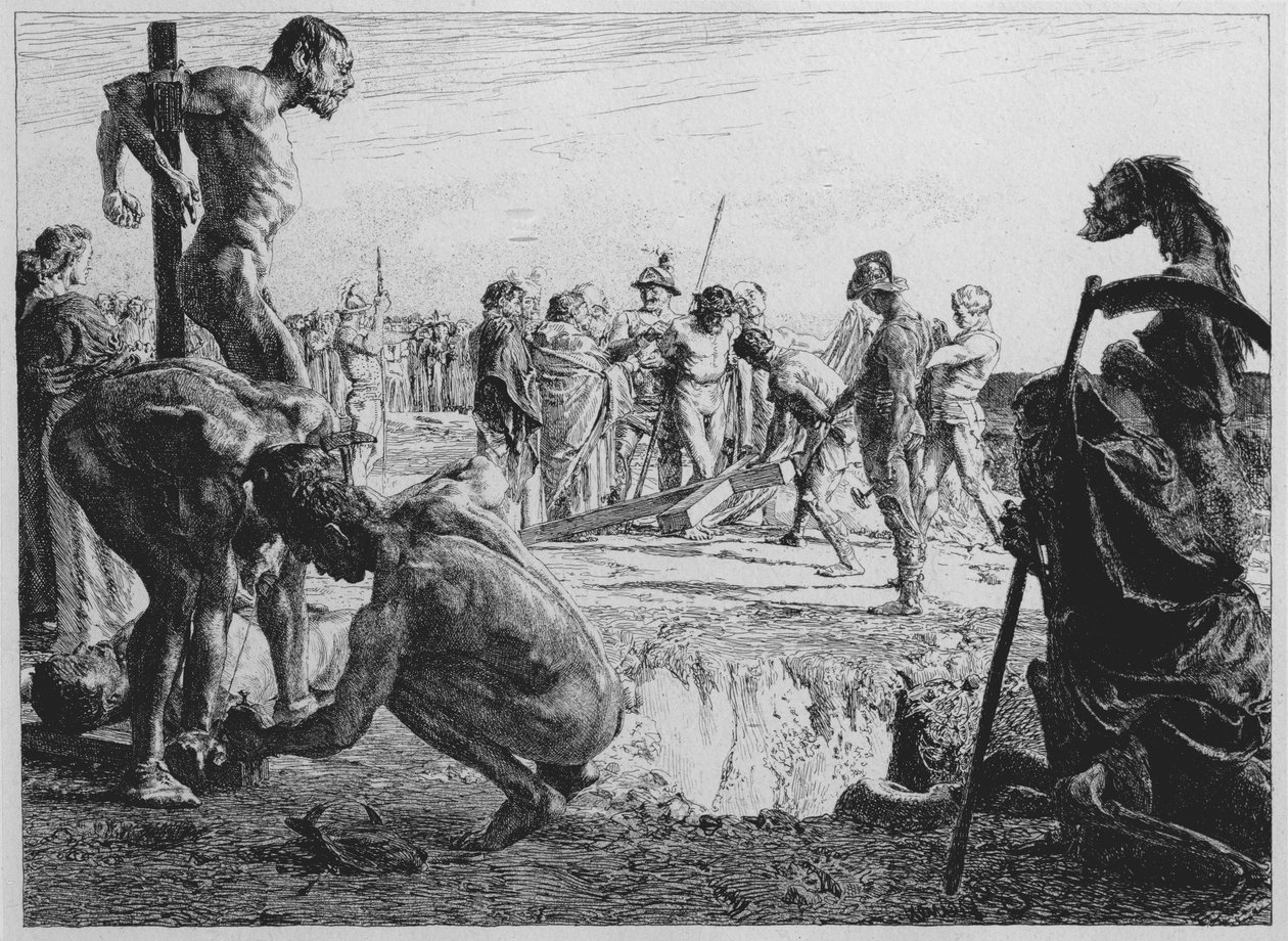 Golgatha, 1896 von Otto Greiner