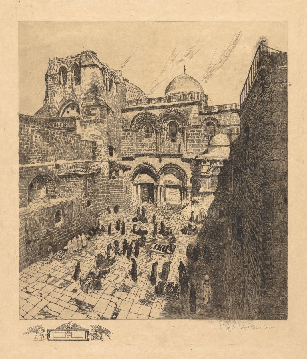 Kirche des Heiligen Grabes, Jerusalem von Otto H. Bacher