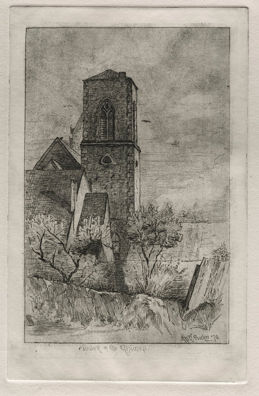 Turm der Glocken, 1878 von Otto H. Bacher