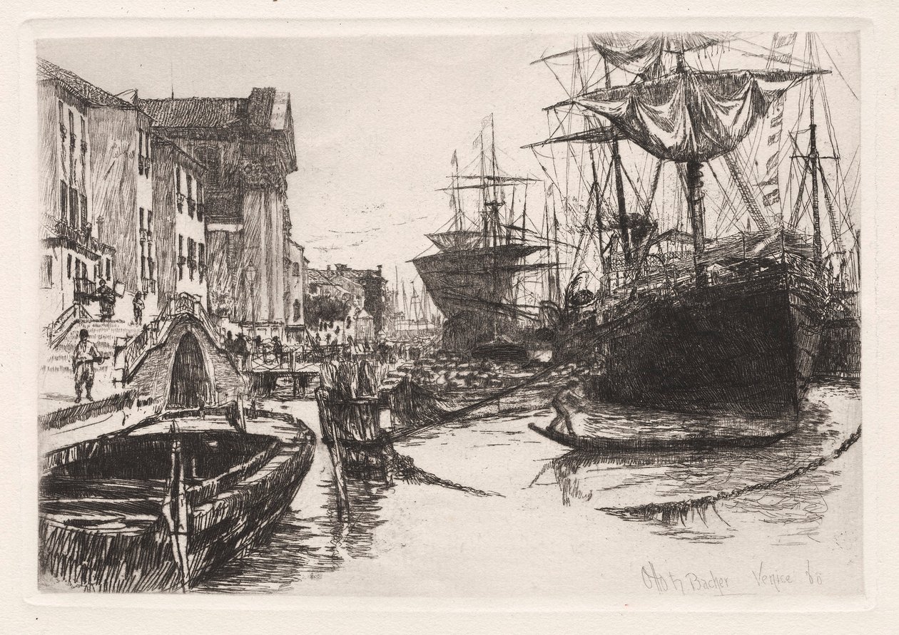 Venedig, 1880 von Otto H. Bacher