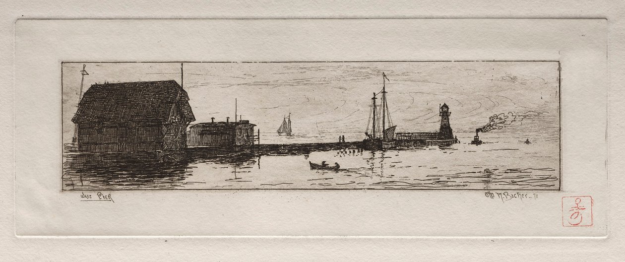 West Pier, Cleveland von Otto H. Bacher