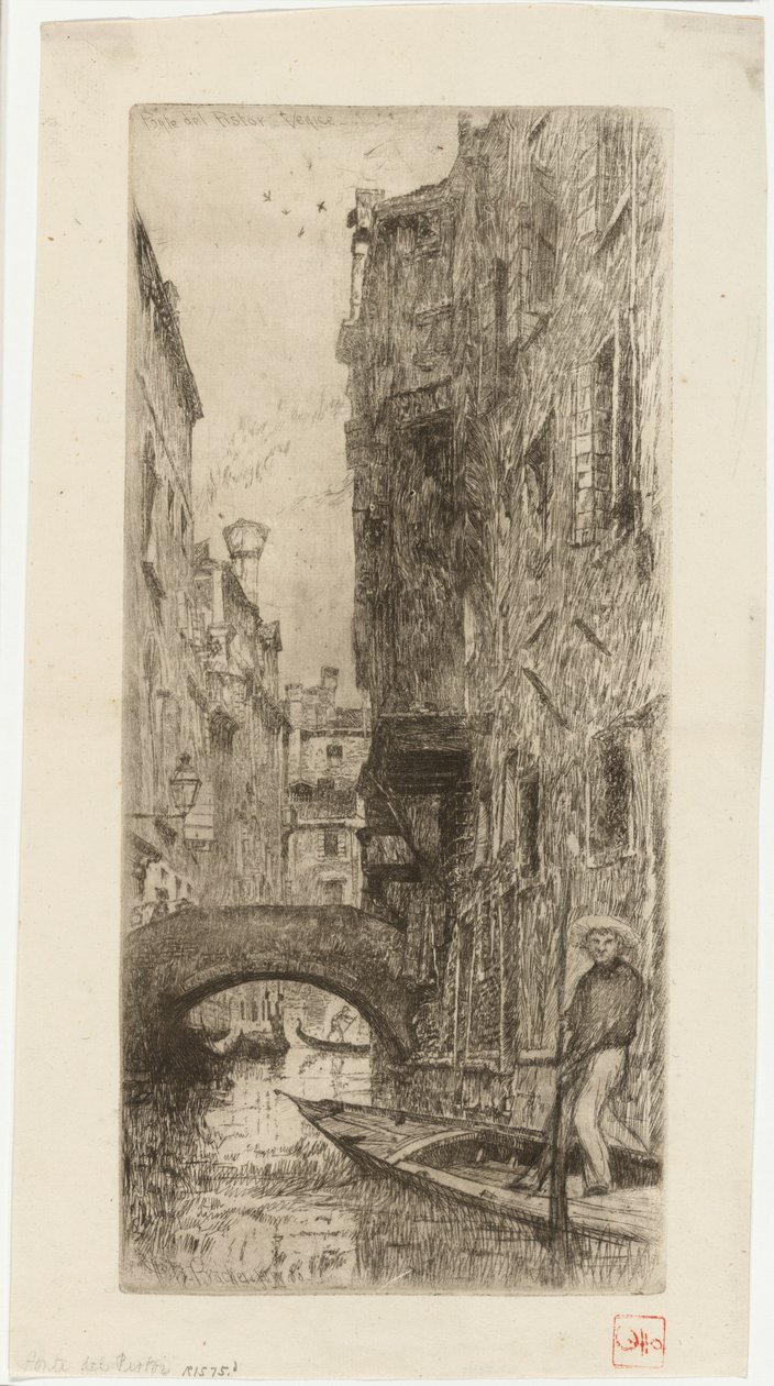 Ponte del Pistor von Otto Henry Bacher