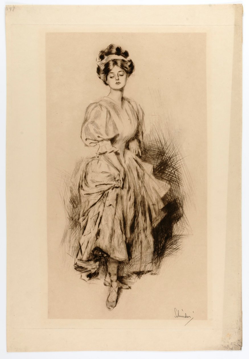 Tanzendes Mädchen von Otto J. Schneider