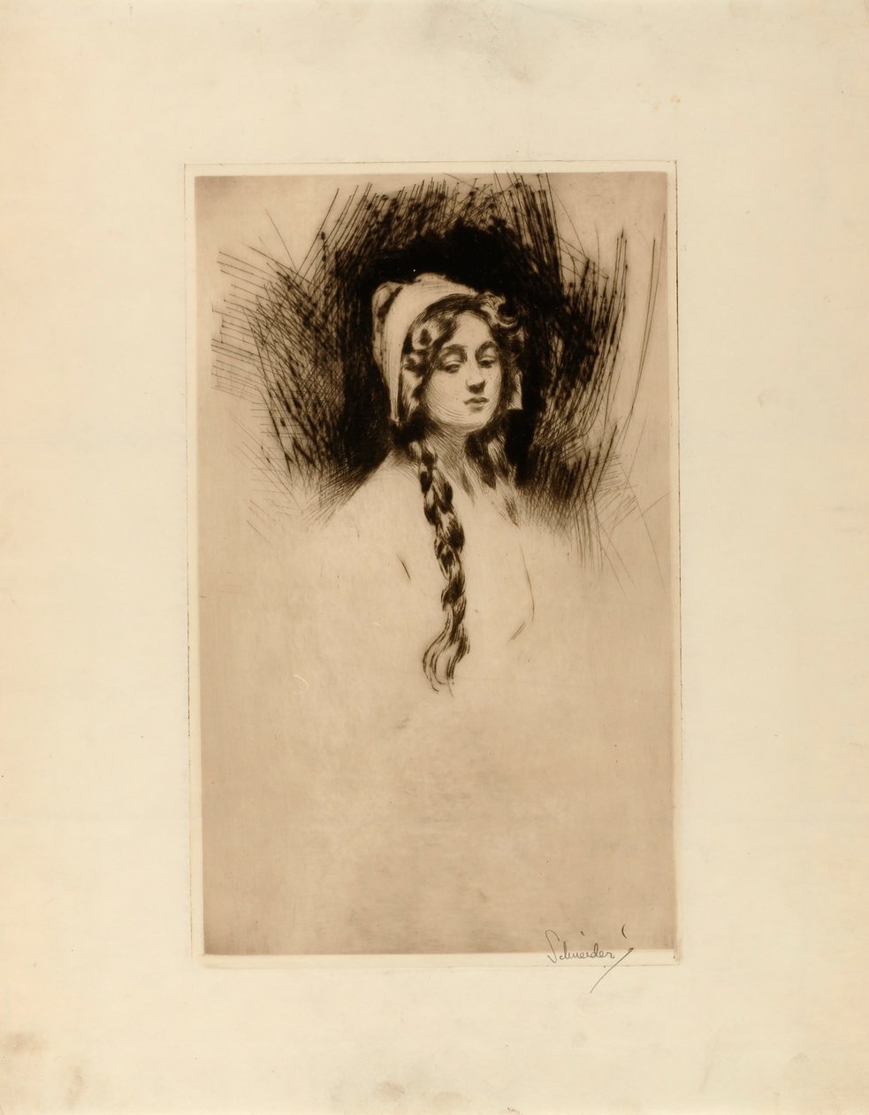 Puritanisches Mädchen von Otto J. Schneider