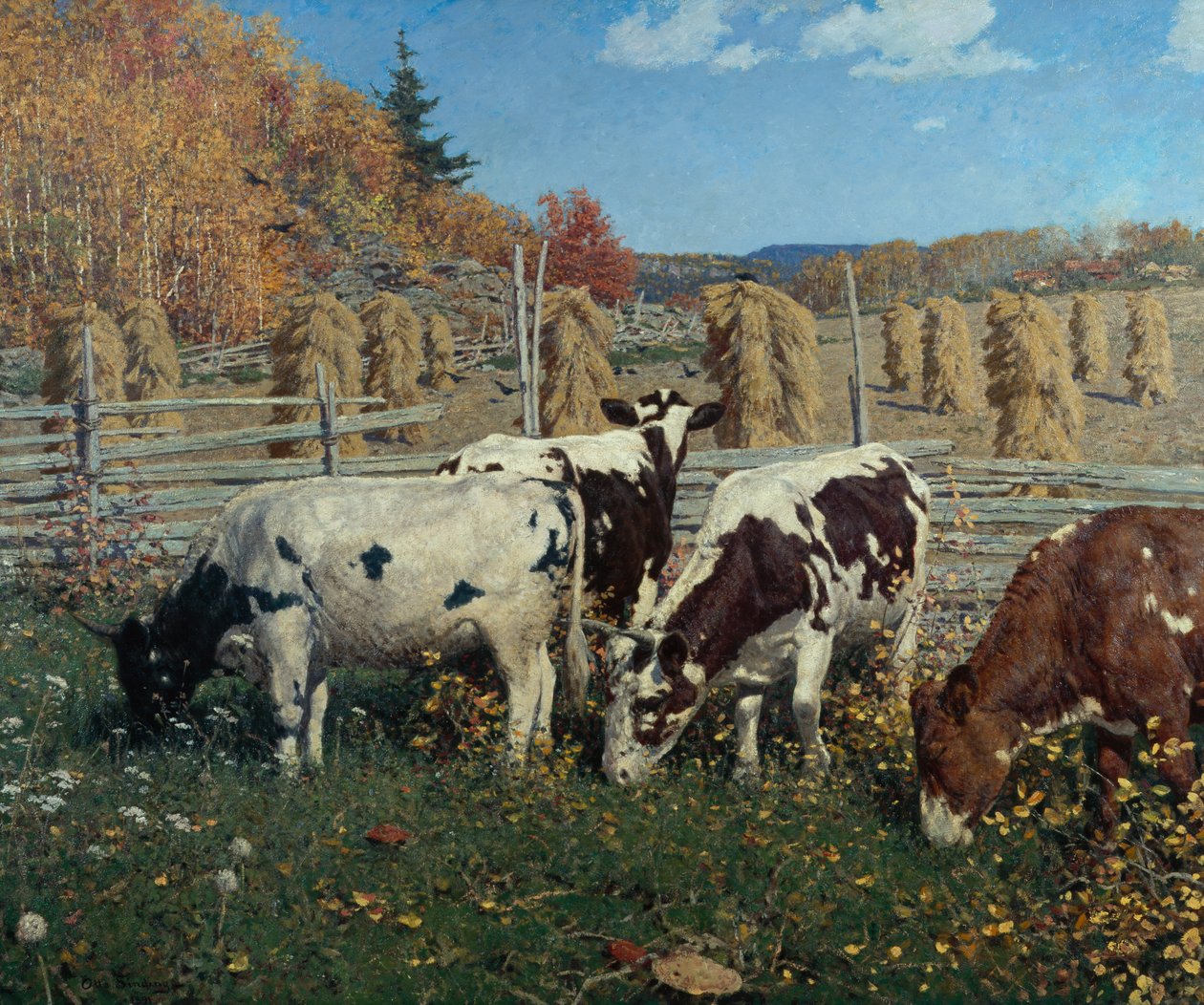 Herbstmorgen von Otto Ludvig Sinding
