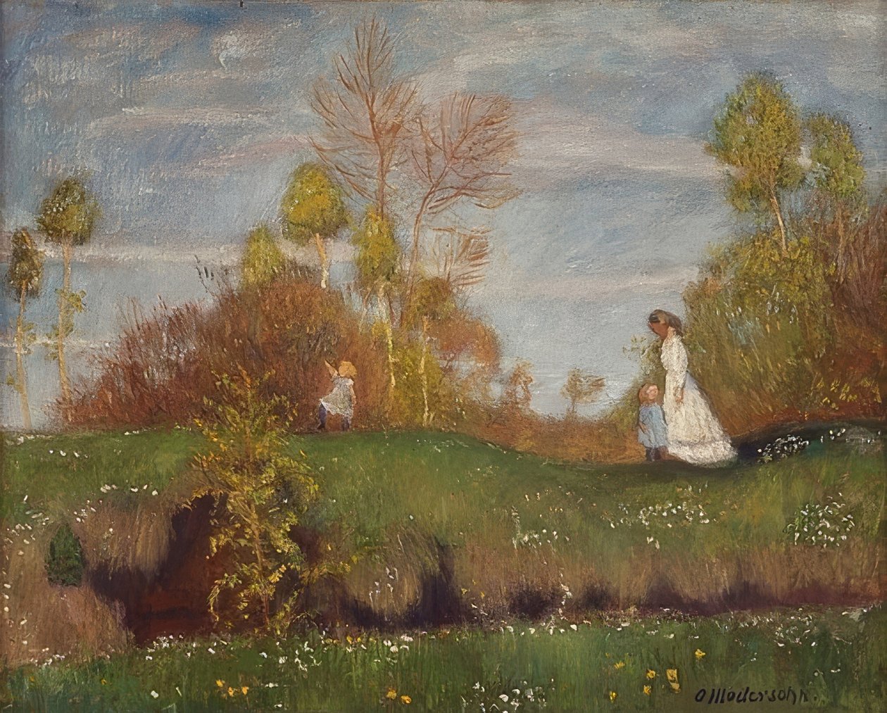 Sommer im Moor von Otto Modersohn