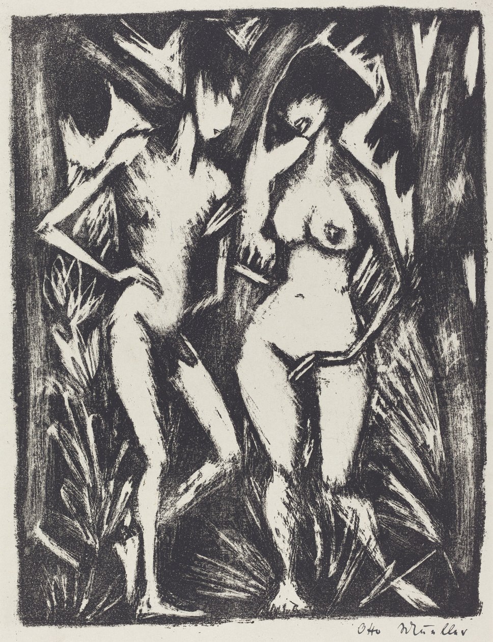 Adam und Eva von Otto Müller