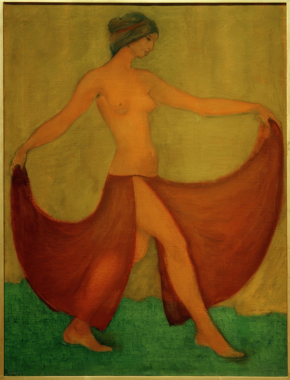 Tanzende (Maschka) von Otto Mueller