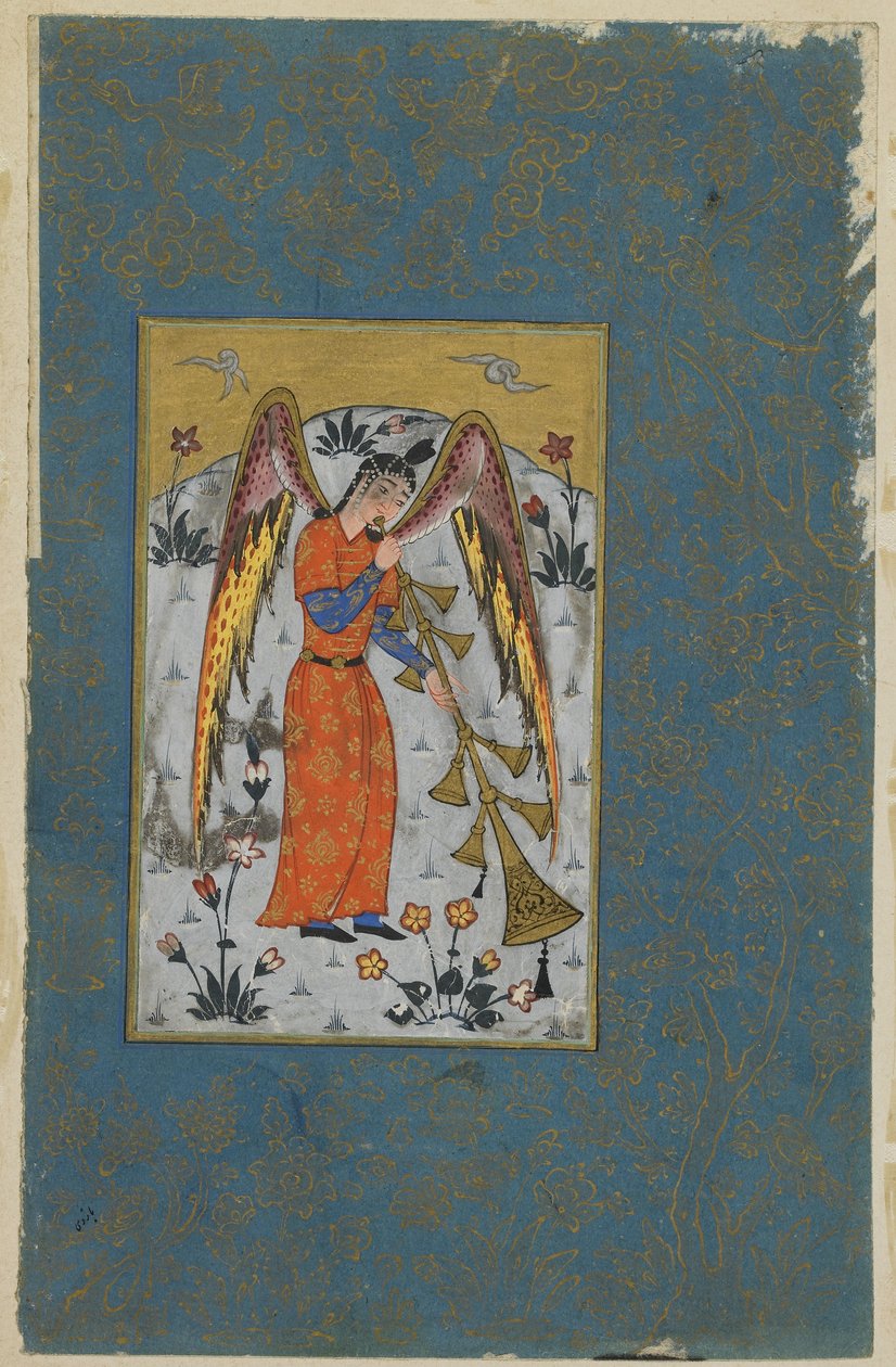 Der Engel Israfil, ca. 1580-90 von Ottoman School