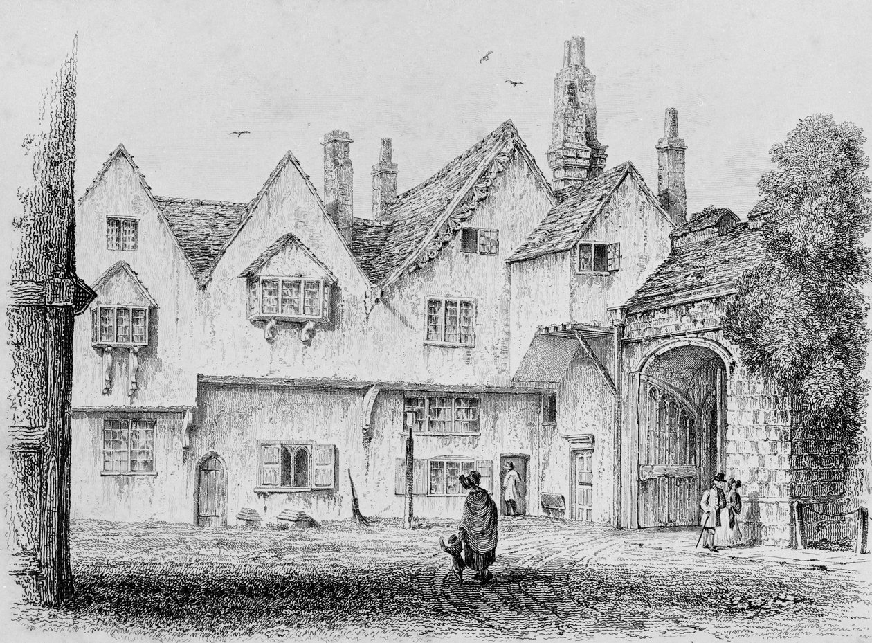 Cheney Court Winchester, um 1830 von Owen Brown Carter