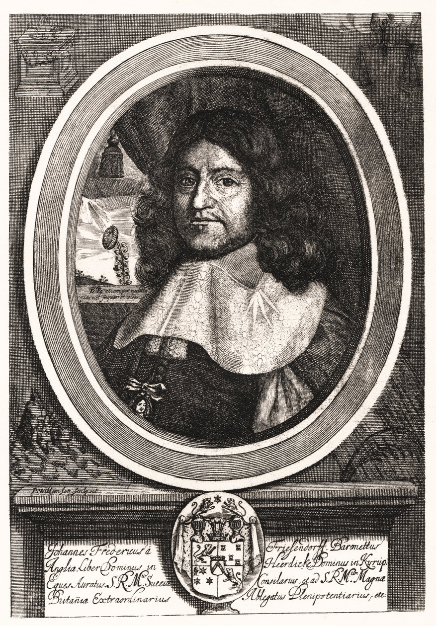 Johan Fredrik von Friesendorff (1617-1669) von P. Willemsen