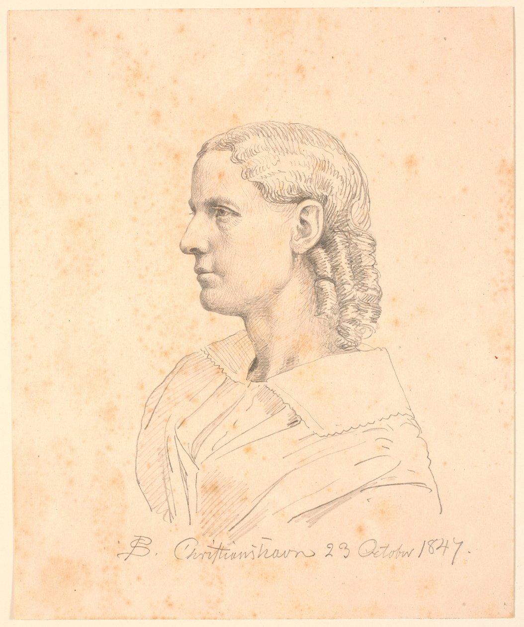 Damenporträt von P.C. Skovgaard