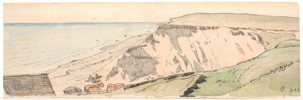 Die Schlucht bei Helenes Quelle in Tisvilde von P.C. Skovgaard