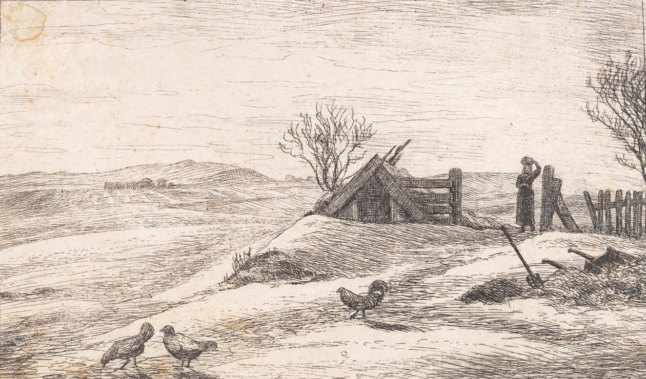 Winterlandschaft bei Vejby von P.C. Skovgaard
