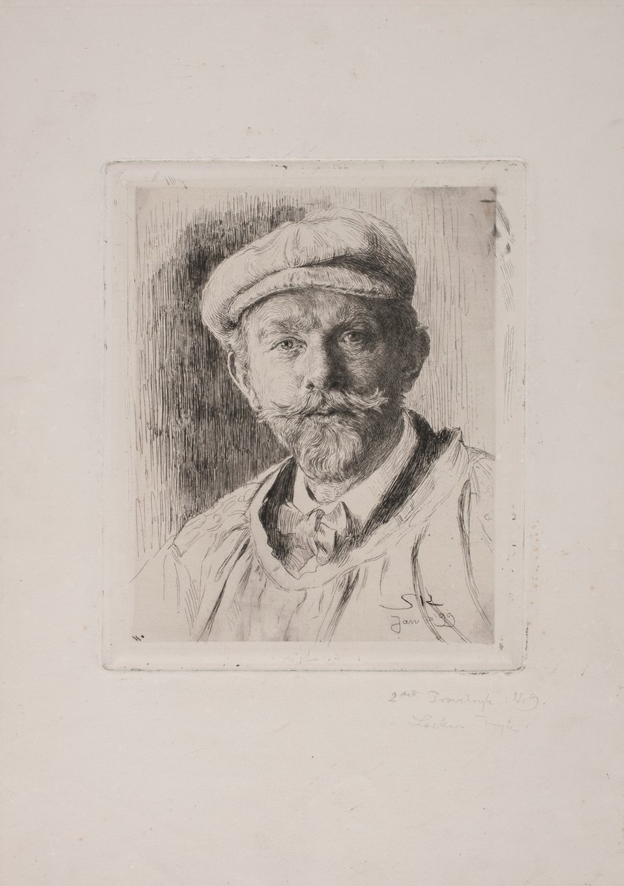 Selbstporträt von Peder Severin Krøyer
