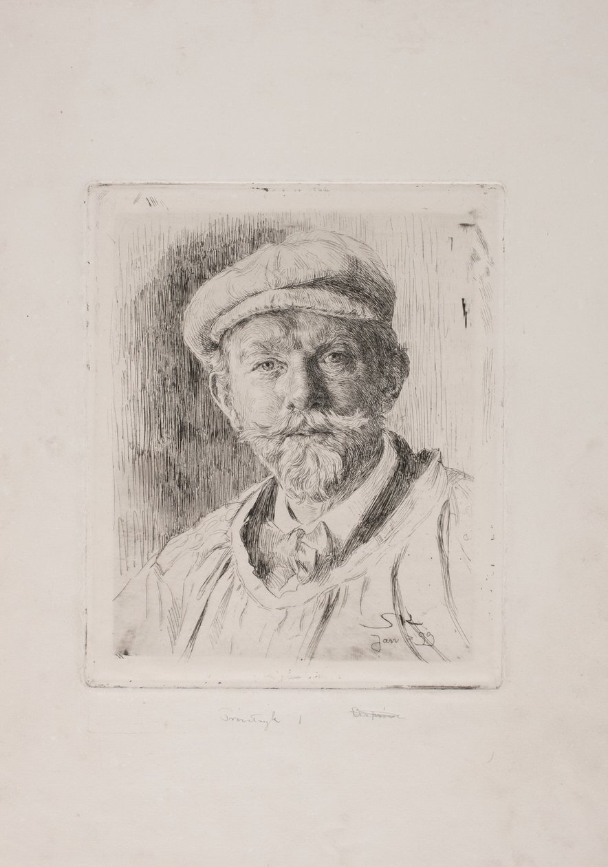 Selbstporträt von Peder Severin Krøyer