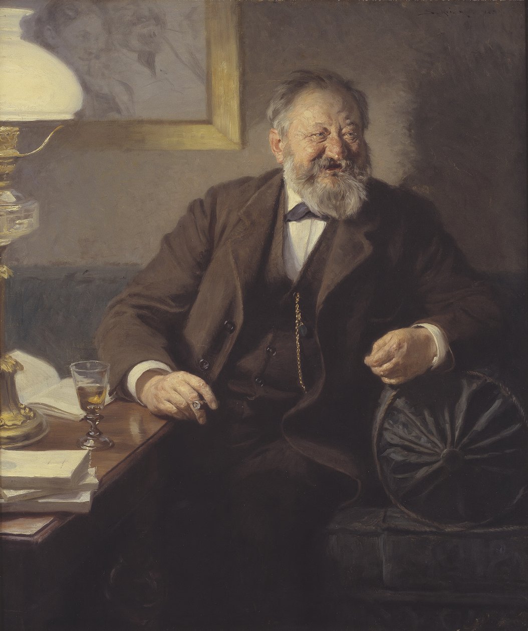 Der Autor Sophus Schandorph von Peder Severin Krøyer