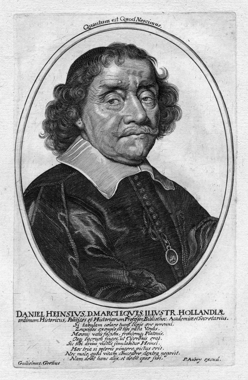 Porträt (Gravur) von P. Aubry daprès W. Groot