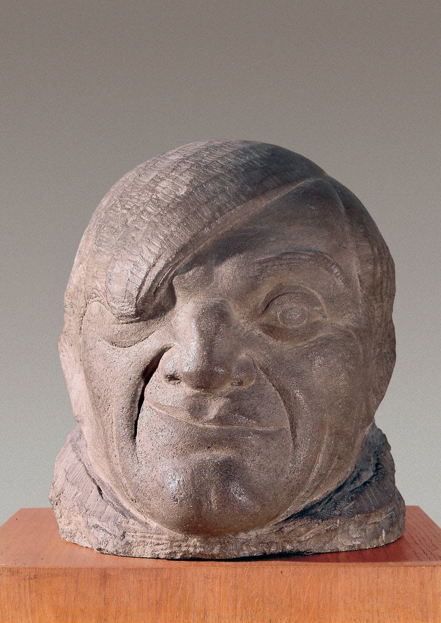 Porträt des spanischen Malers Pablo Picasso von Pablo Gargallo