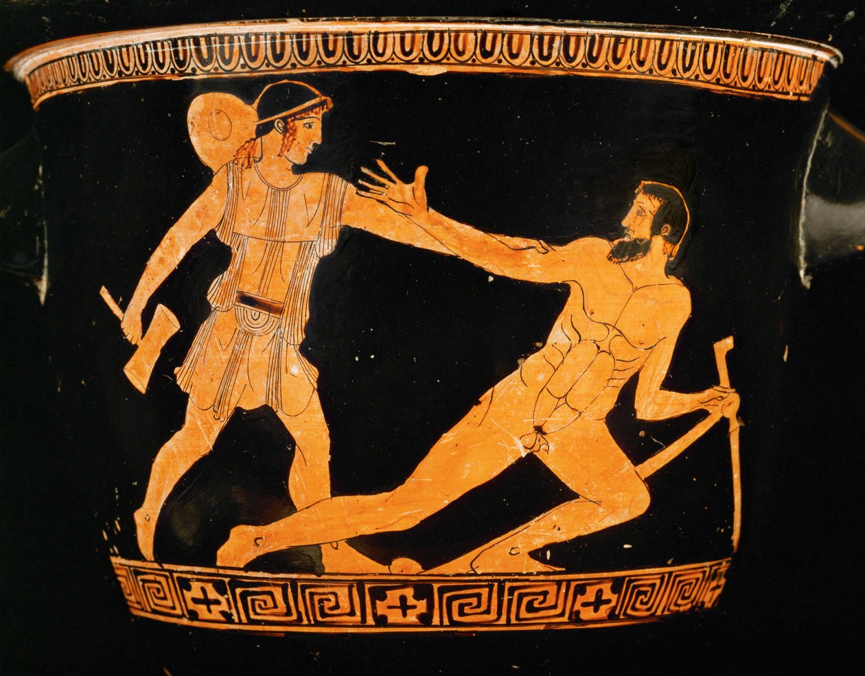 Theseus und Prokrustes von Painter Altamura