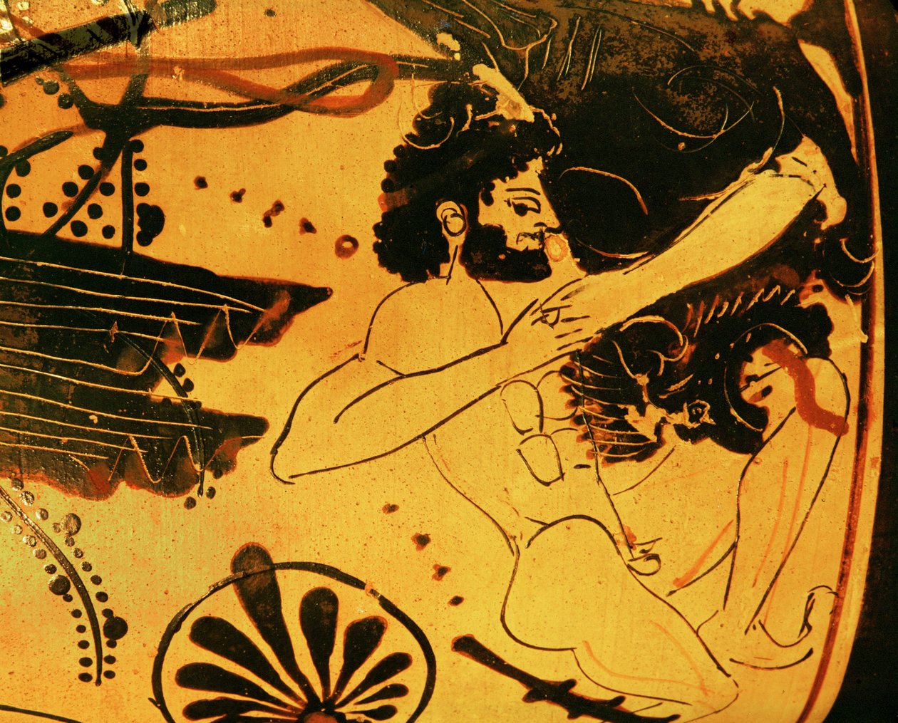 Herakles tötet den Löwen von Painter Diosphos