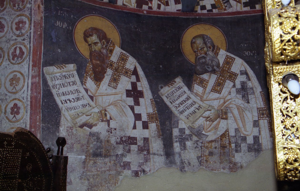 Fresken in der Kirche der Theotokos von Painters Michael Ephtichius