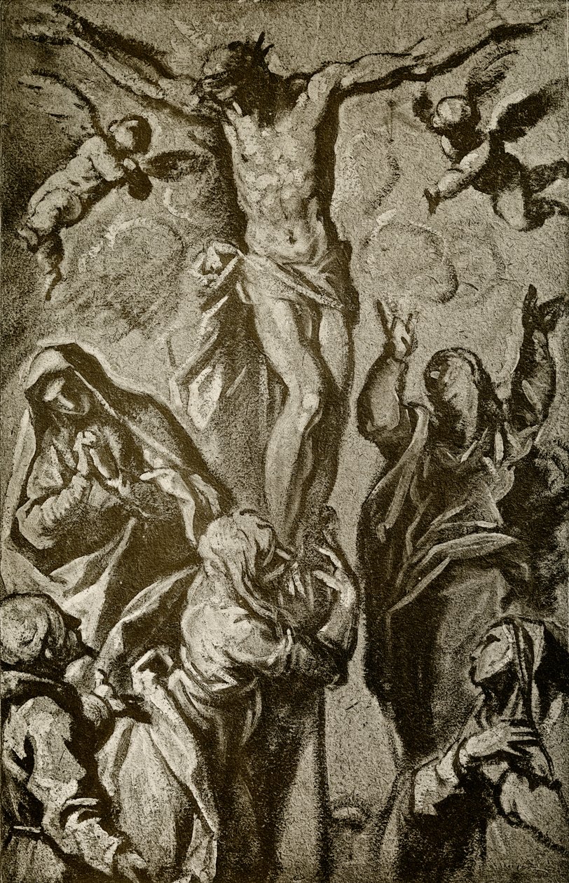 Christus am Kreuz von Palma Il Giovane