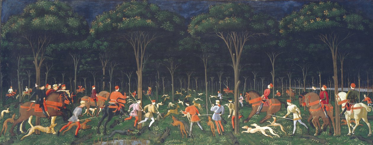 Nachtjagd von Paolo Uccello