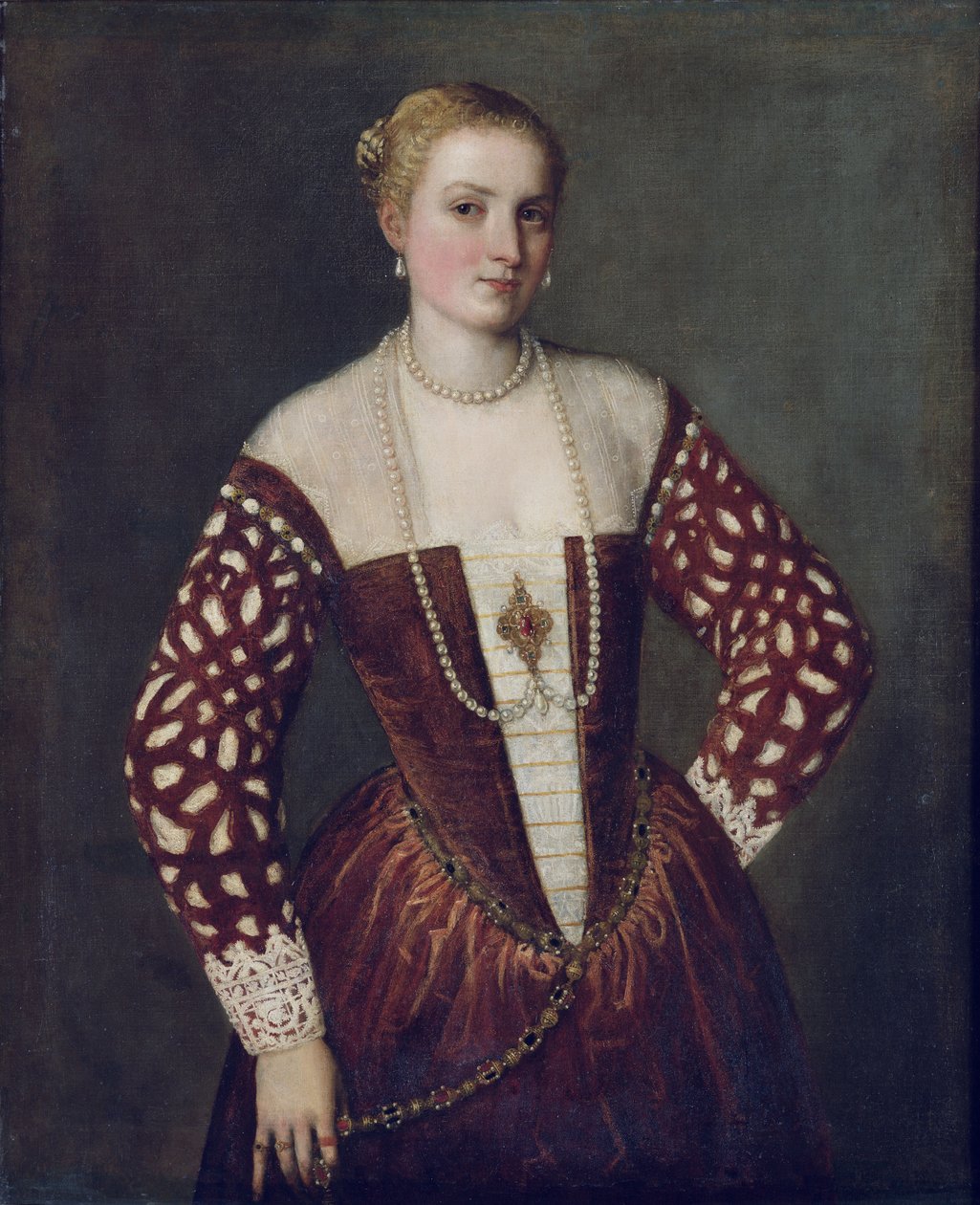 Porträt einer Frau von Paolo Veronese