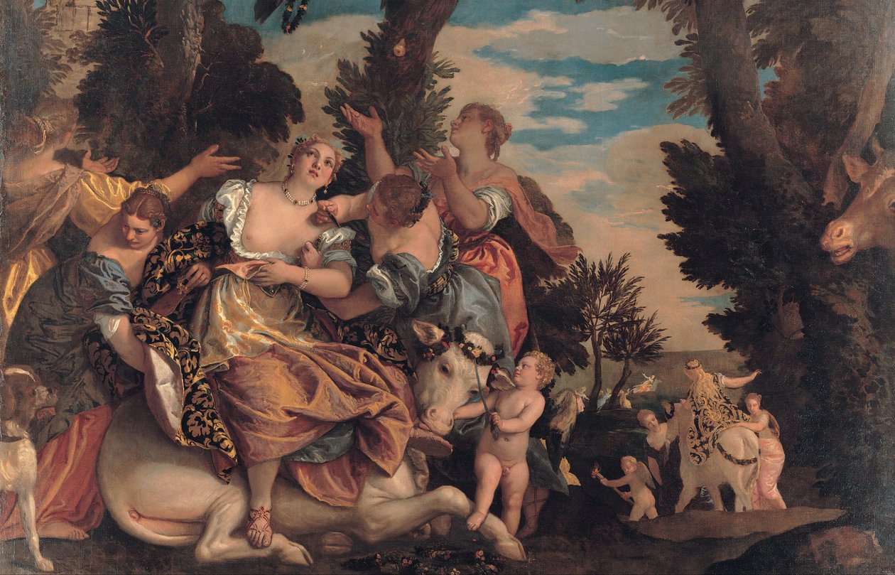Der Raub der Europa von Paolo Veronese