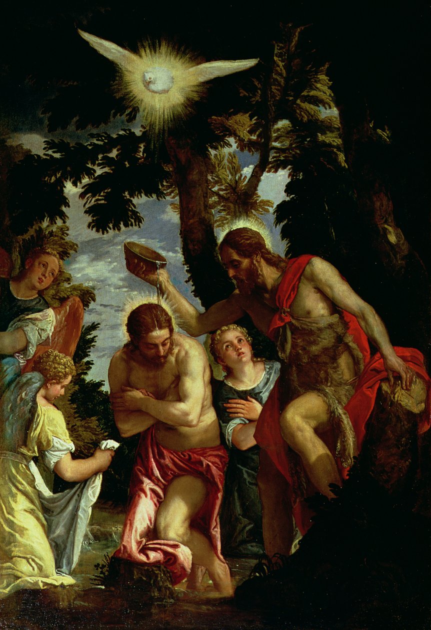 Die Taufe Christi von Paolo Veronese