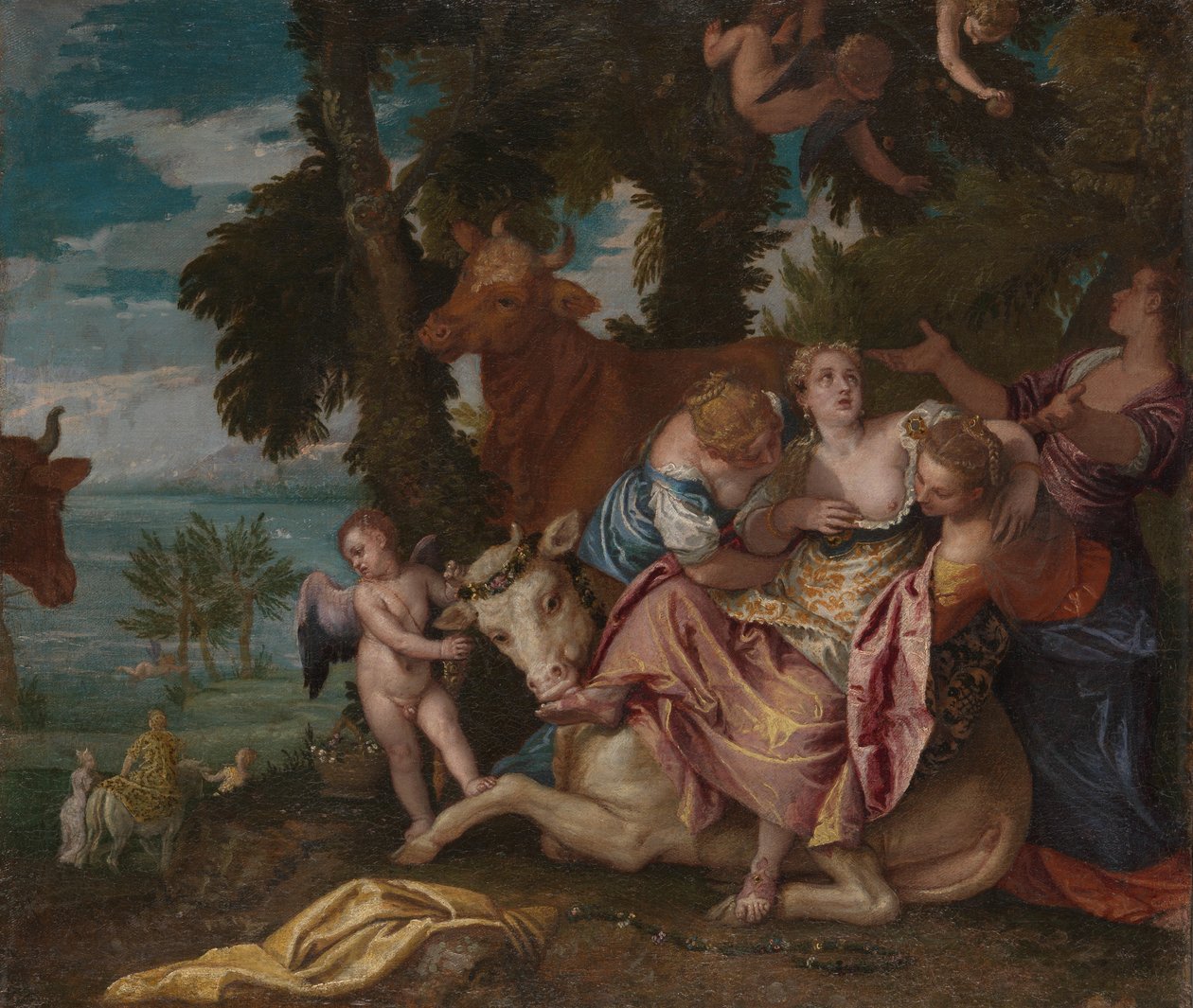 Der Raub der Europa von Paolo Veronese