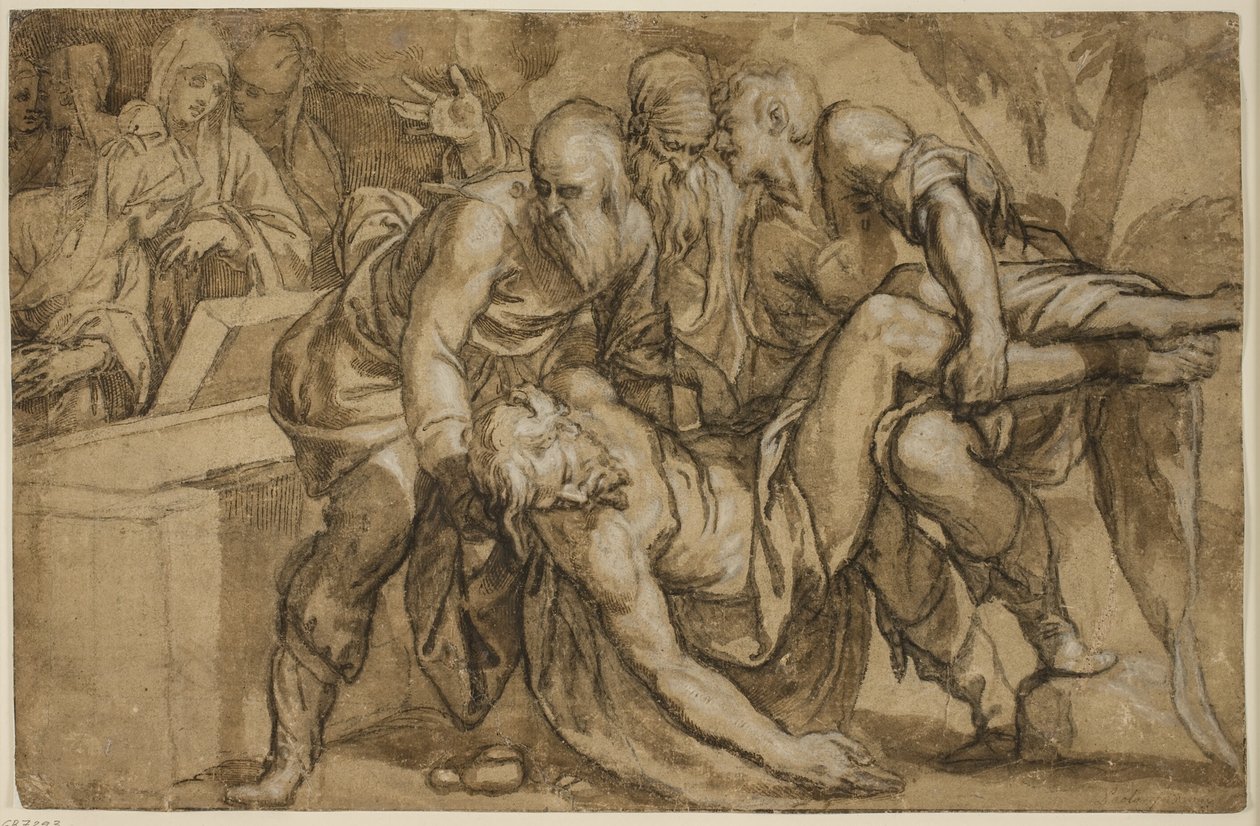 Die Grablegung von Paolo Farinati