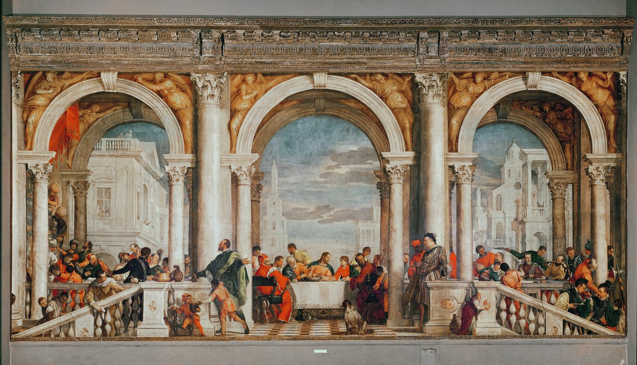 Das Fest im Hause des Levi von Paolo Veronese