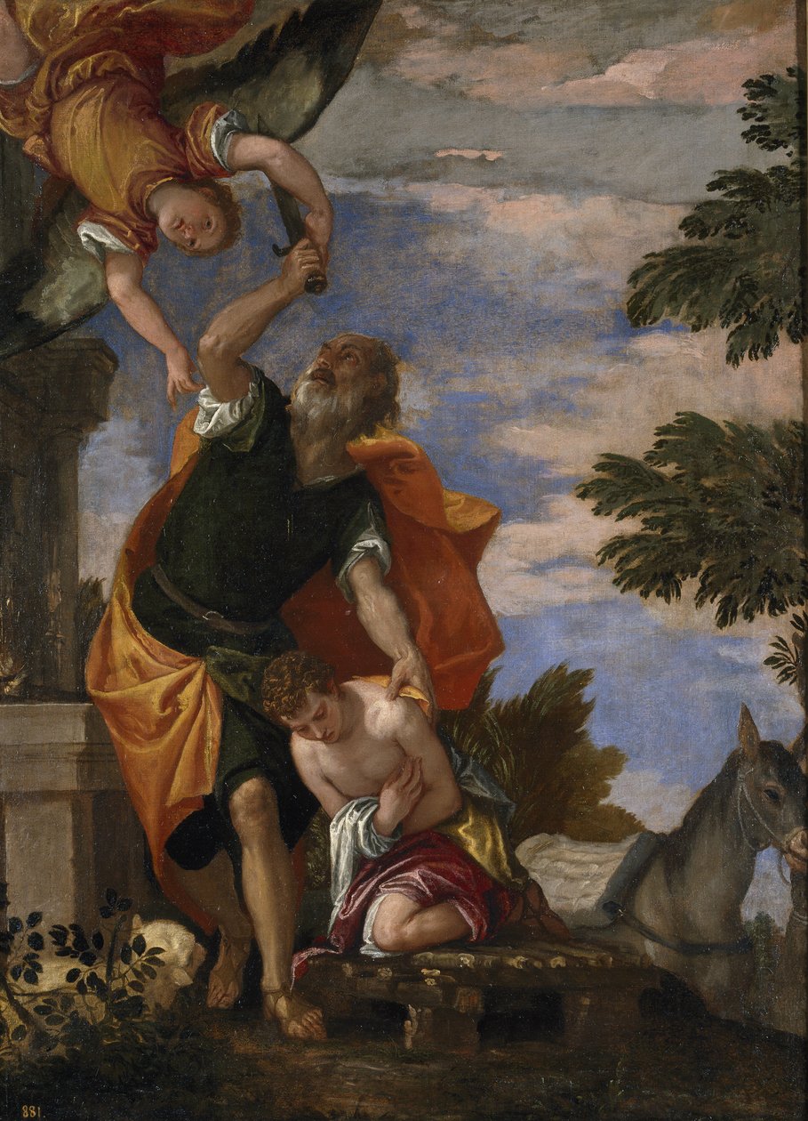 Das Opfer Isaaks von Paolo Veronese