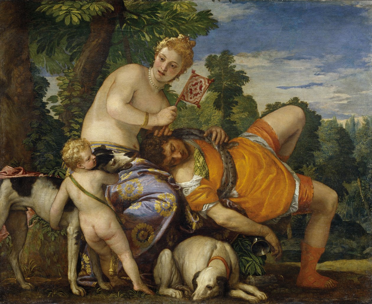 Venus und Adonis von Paolo Veronese