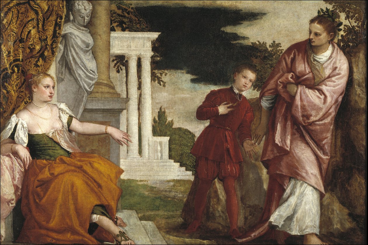 Junger Mann zwischen Tugend und Laster von Paolo Veronese