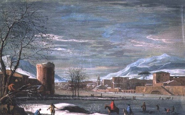 Winterlandschaft von Paolo de (attr.) Filippi