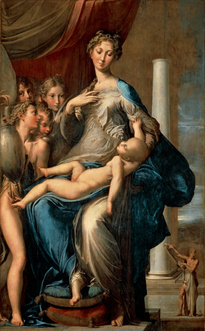 Madonna mit dem langen Hals, 1534-40 von Parmigianino