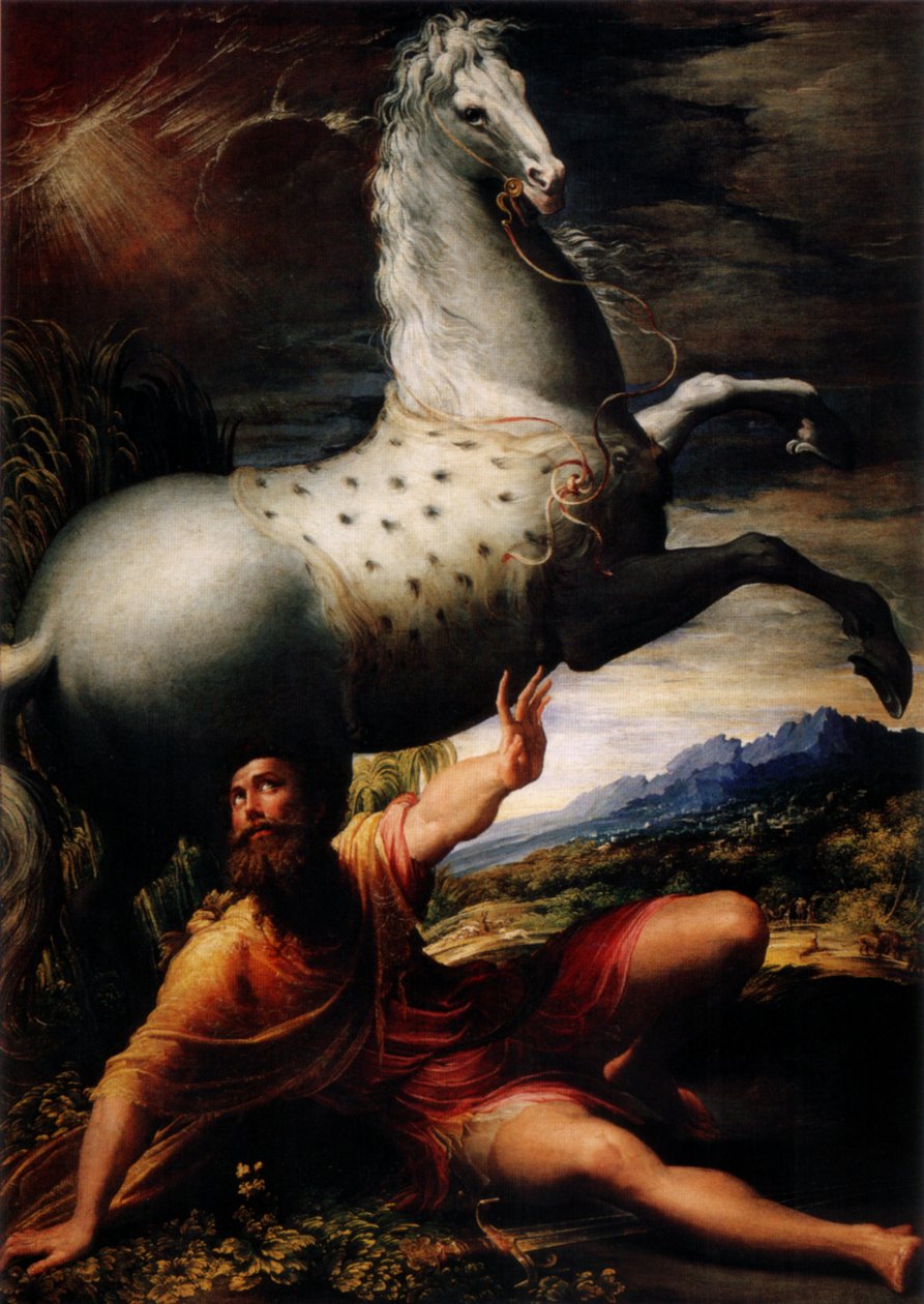 Bekehrung des heiligen Paulus von Parmigianino
