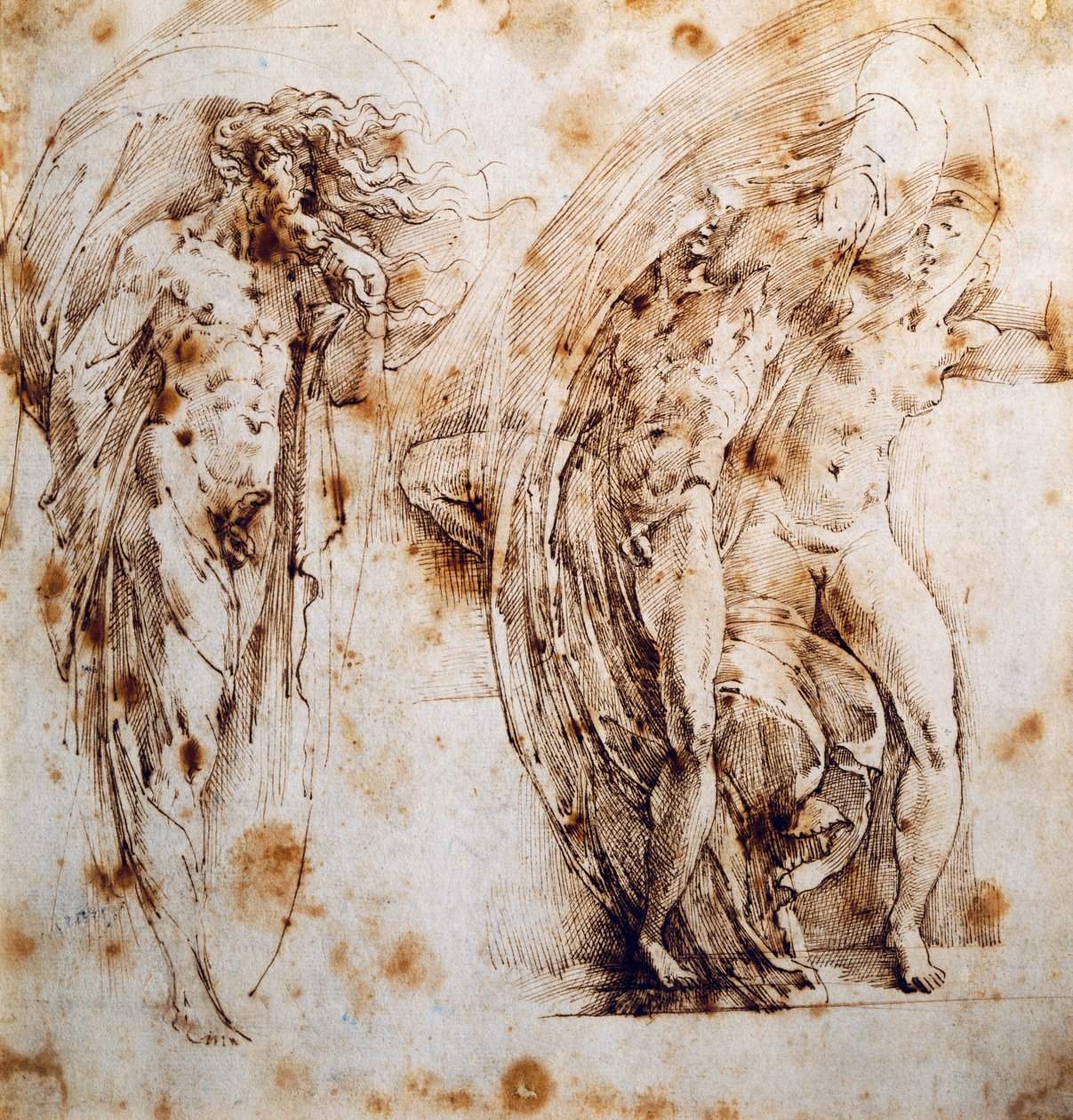 Die Rache des Vulkan von Parmigianino