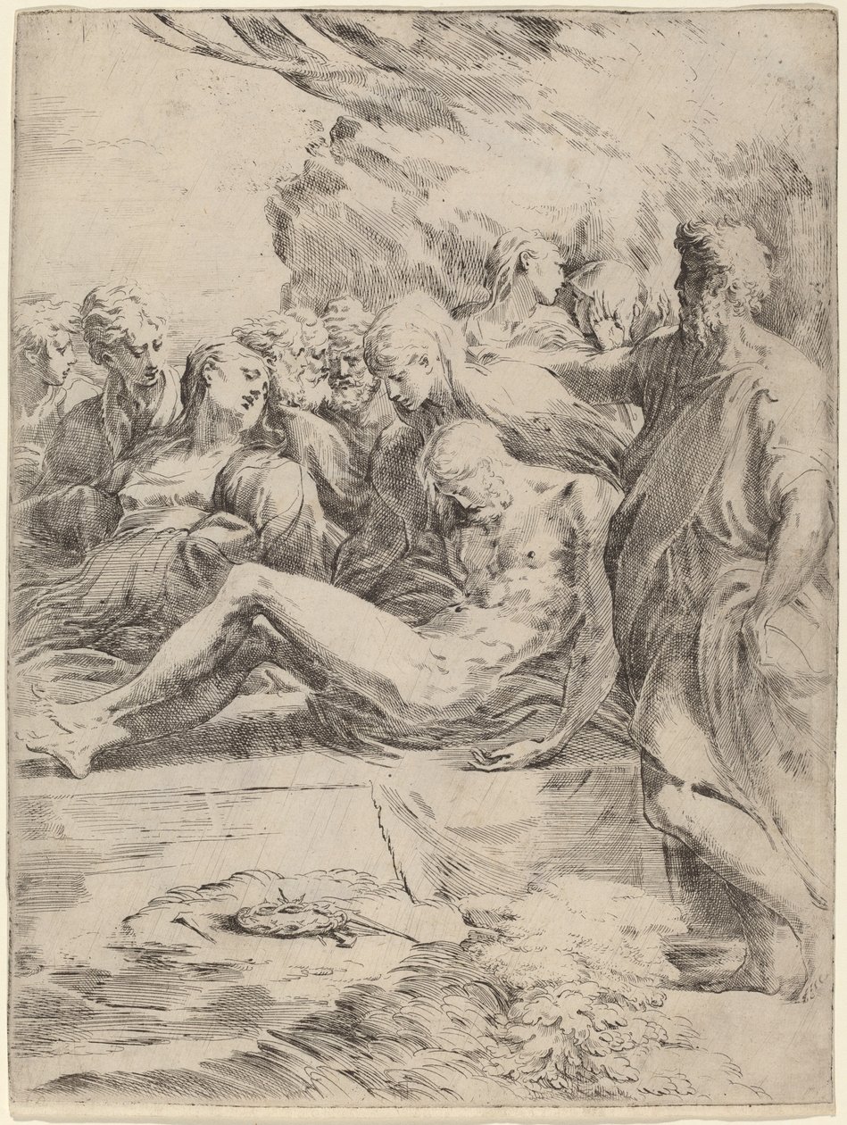 Die Grablegung von Parmigianino