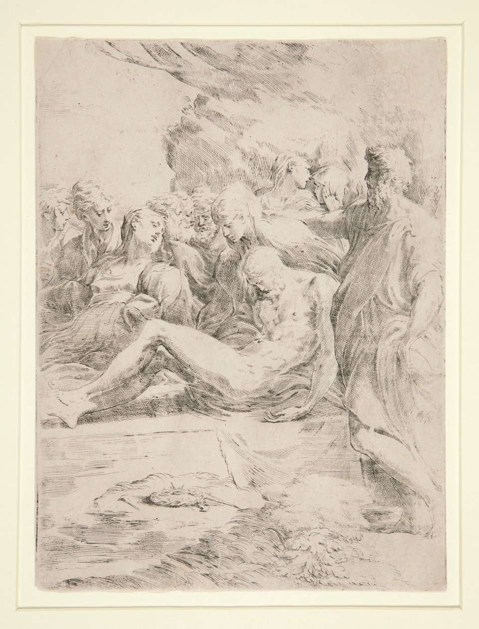Die Grablegung von Parmigianino