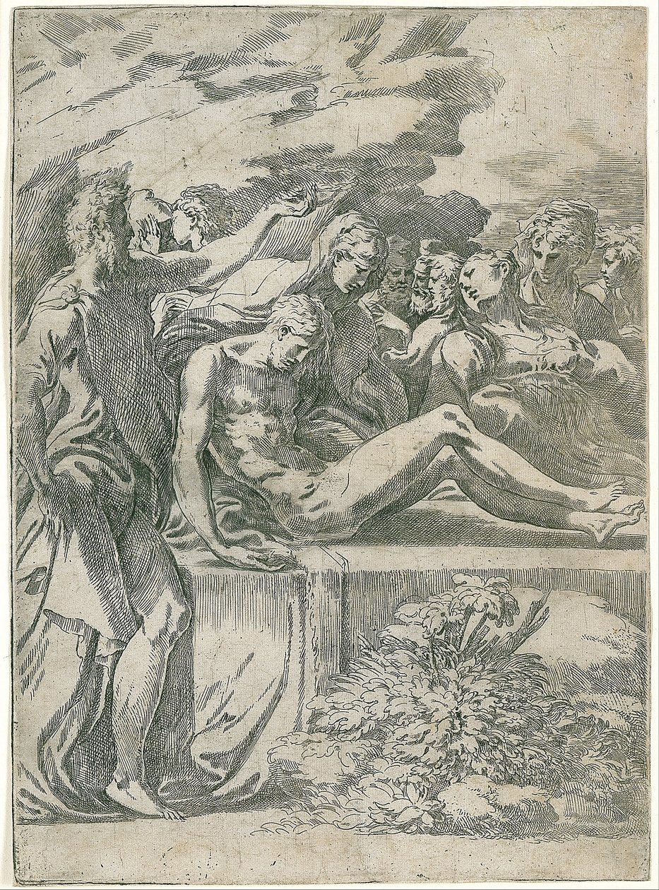 Die Grablegung Christi von Parmigianino