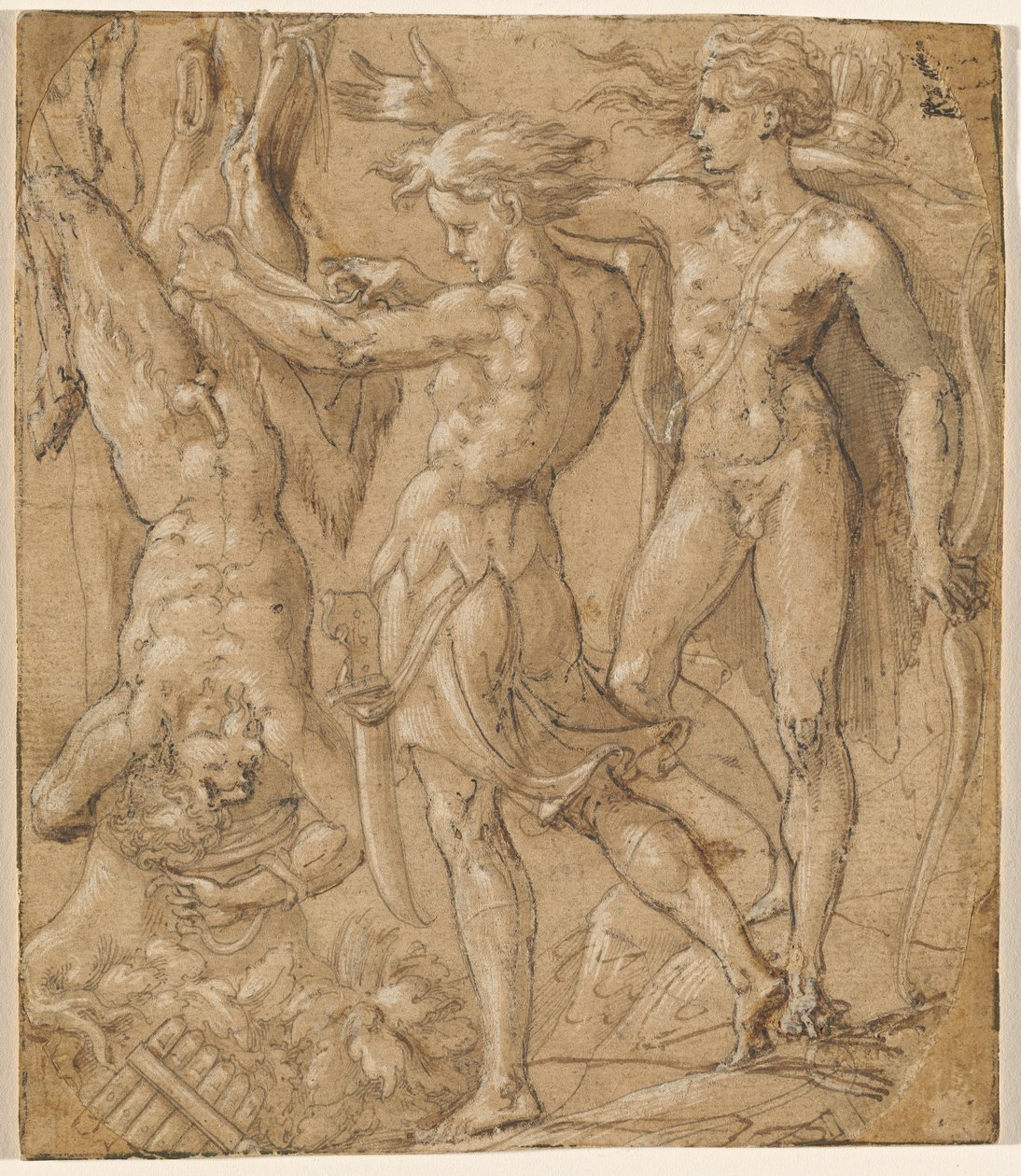 Die Häutung des Marsyas von Parmigianino